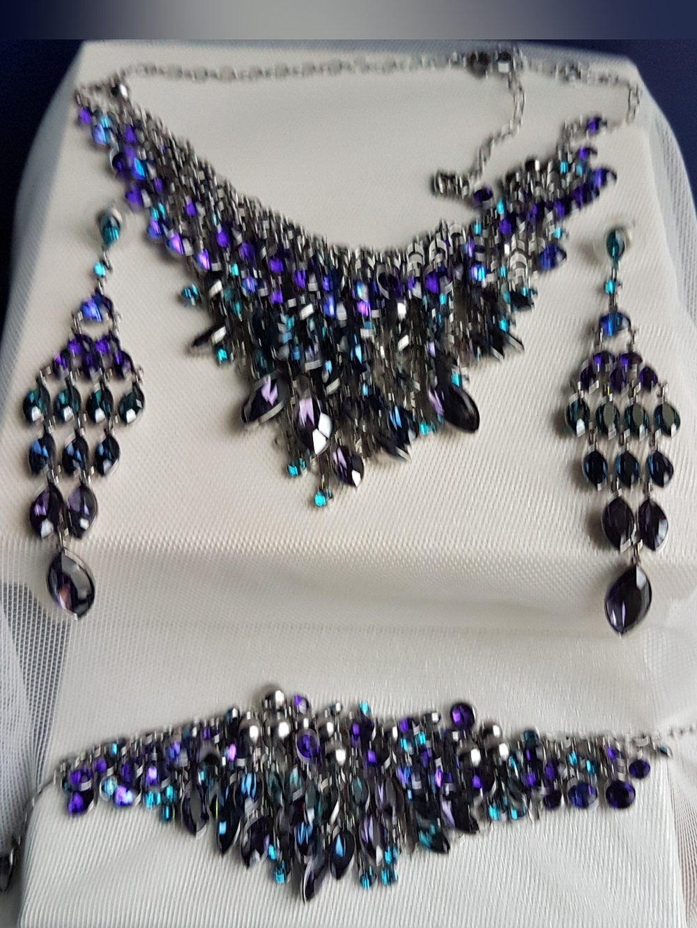 AUTHENTIC Swarovski Panache Statement Bracelet Vintage RARE - Picture 4 of 14